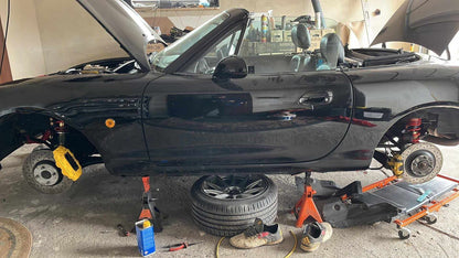 Big brake Adapter kit 4 piston callipers 300 mm discs for mazda mx5 na nb nbfl