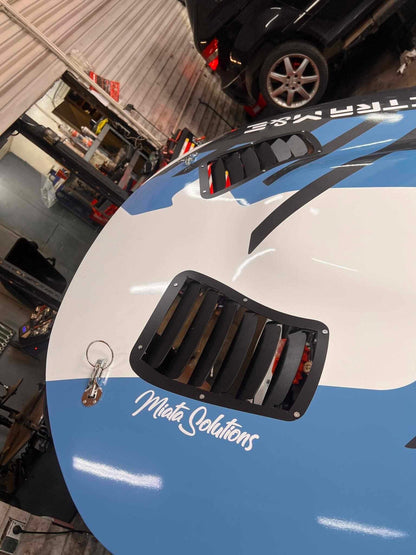 Hood vents, engine bay ventilation for Mazda mx5 miata nc / ncfl