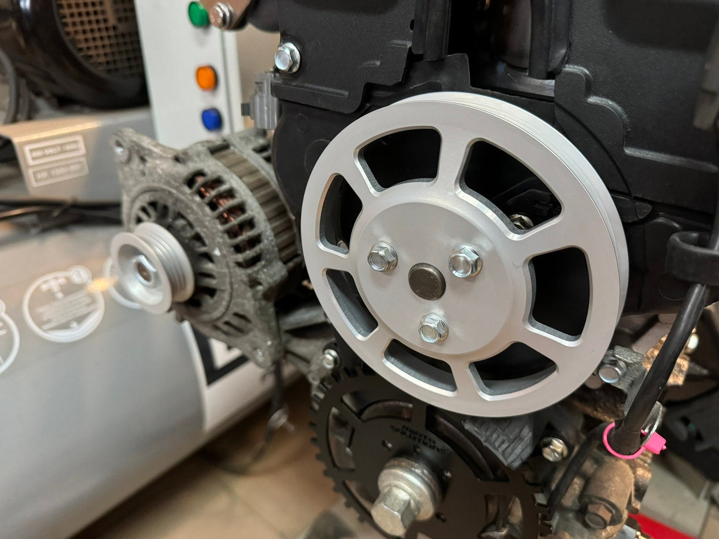 Billet CNC Water Pump And Alternator Pulley For Mazda MX-5 Miata NB / NBFL