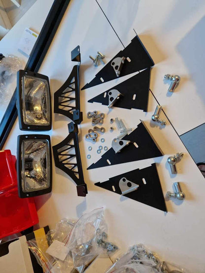 Low Profile Headlight Kit, Rectangle Lights for Mazda MX5 Miata NA