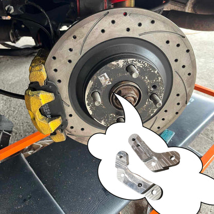 Rear brakes conversion kit Mid to big brake billet cnc adapters for Mazda mx5 miata na/nb/nbfl