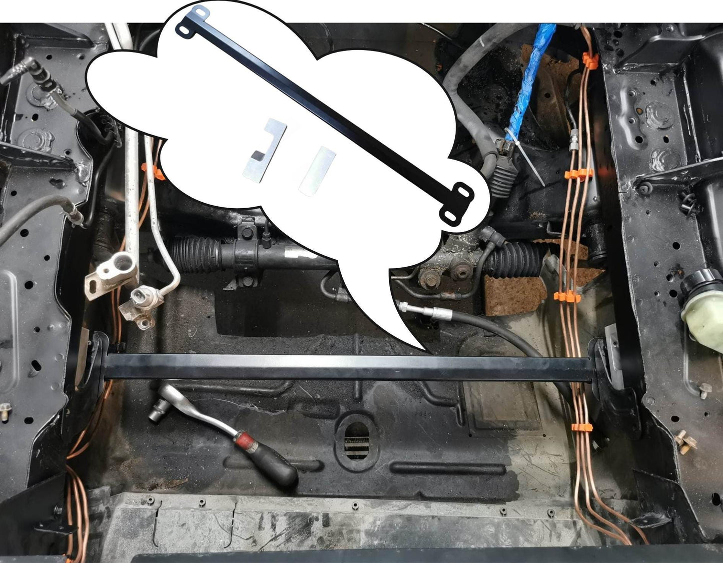 Sway bar brace kit for mazda mx5 miata na/nb/nbfl